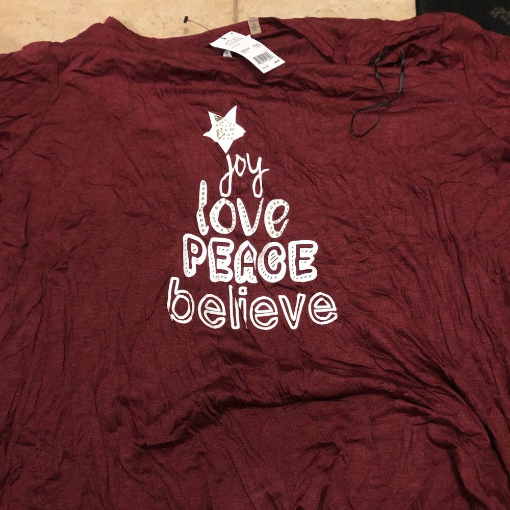 Women's plus size Christmas shirt 3X